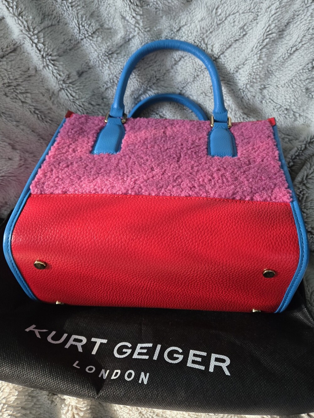 Kurt Geiger Pink, Red & Blue Mini Tote - Picture 6 of 8